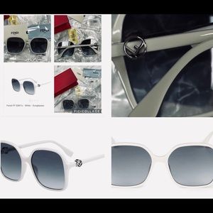 FENDI  SUNGLASSES AND WHITE IS BIG AGAIN IN  2021 &2022 TOP COLOR FOR SUMMER